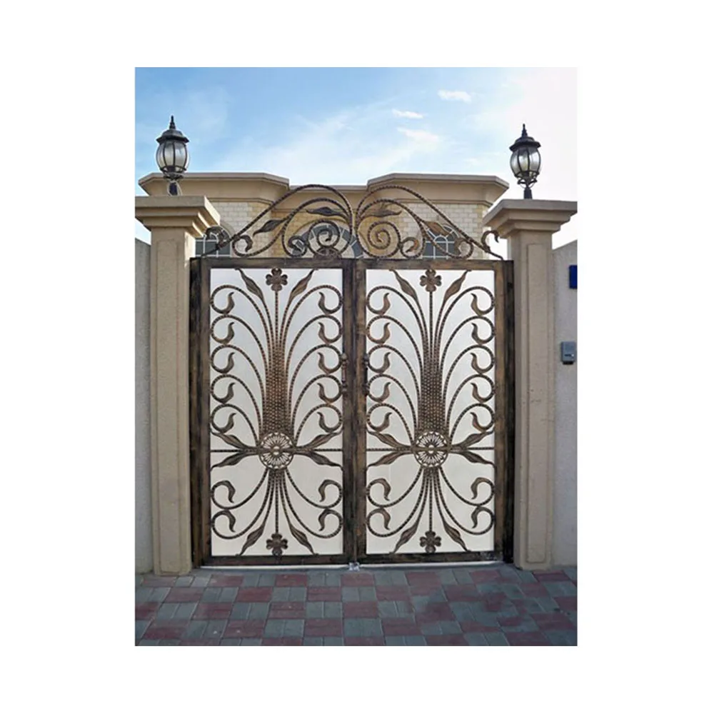 aluminum Side Gates Decorative aluminum Gate Accessories Latest Main Gate Design with  Swing Gate Opener