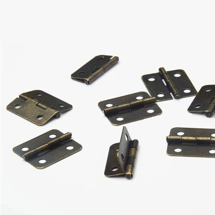 30X26mm small wooden box hinge golden miniature packaging box mini loose-leaf hardware accessories hinge