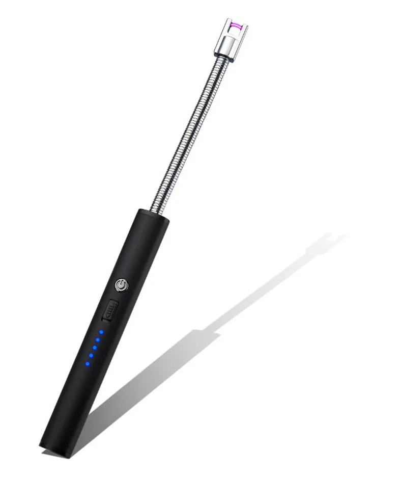 JL 876-1 Пользовательский логотип ветрозащитная электрическая двойная дуговая Зажигалка USB плазменная перезаряжаемая со светодиодным индикатором батареи