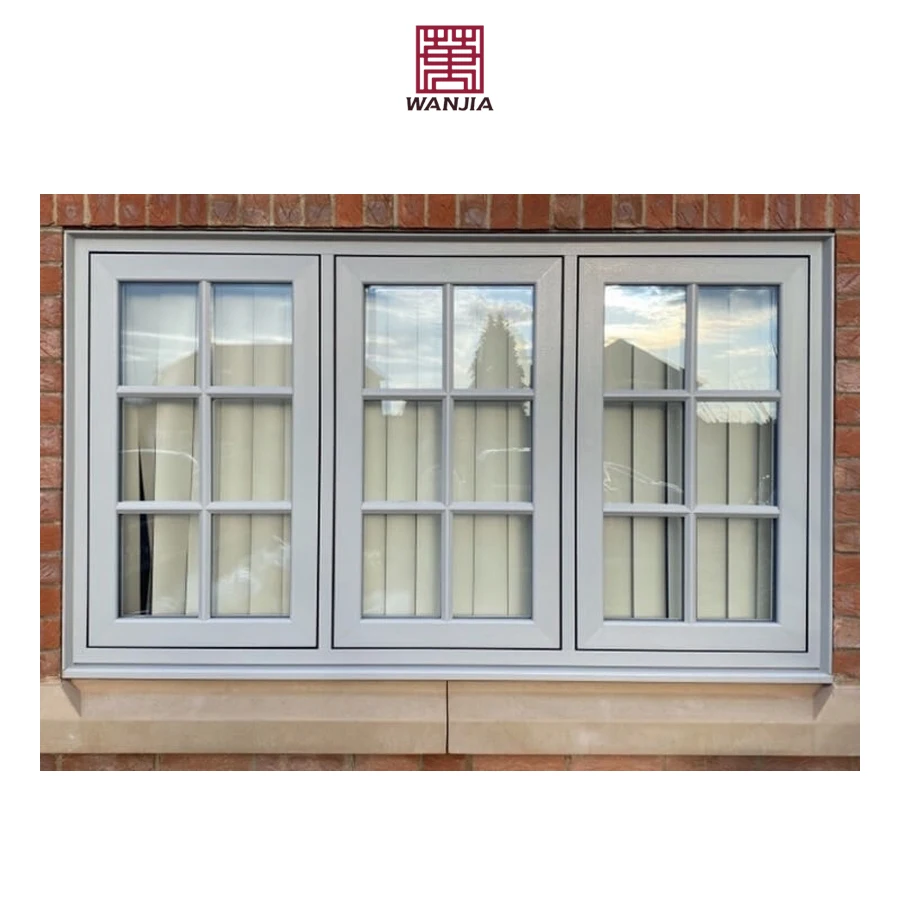 American Design Energy-Efficient Double Lowe Glazed Plastic French Windows Patio Casement Windows