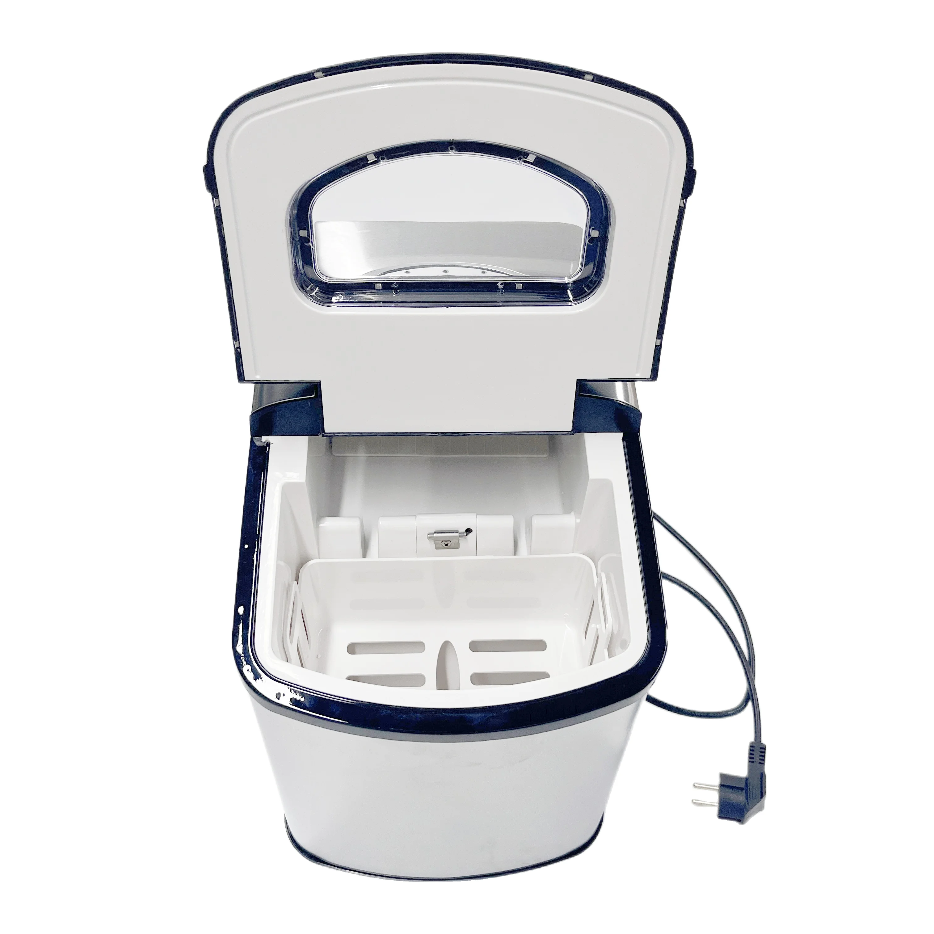 220V 12KG portable quick Ice maker commercial automatic bullet Ice making machine