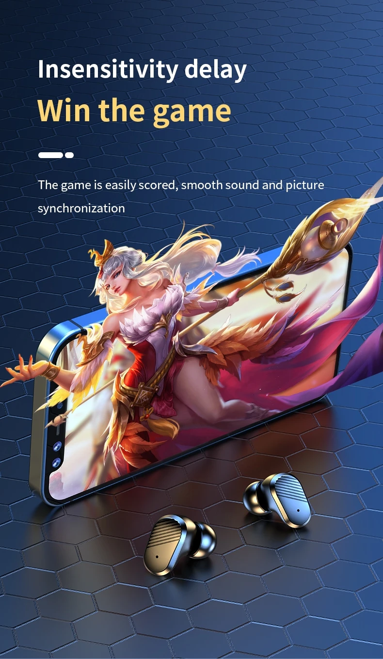 free sample earbuds gaming product super bass earphones 2022 tws auriculares earbuds noise cancelling bt5.2 HD surround sound