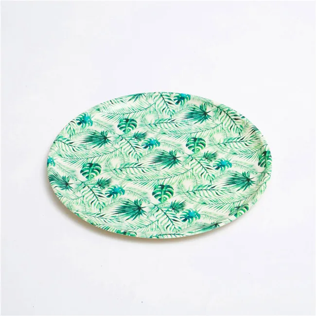 11 дюймовая полипропиленовая фарфоровая тарелка для десертов и салатов с принтом на заказ, Сервировочные блюда для кейтеринга