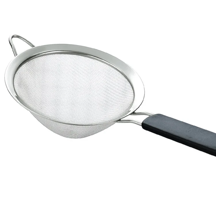 Stainless Steel Fine Mesh Strainers, Set of 3 Graduated Sizes with Comfortable Non Slip Handles, Extra Fine Sieve Strainer