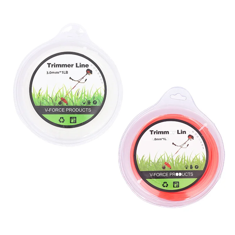 Factory customized brush cutter cutting line nylon material grass rope 1LB * 2.7/2.7/3.0