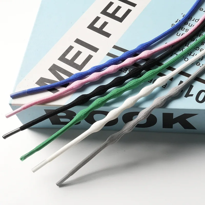 Wholesale Hoodie Drawstring various Colors Round Draw cord string With transparent Tips End