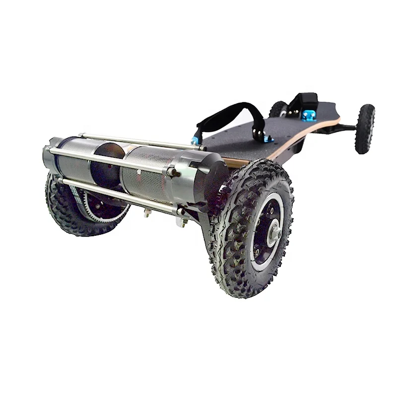 OEM electric skateboard dual belt motors1650w*2 off-road skateboard 3300 watt of all terrain remote control electric longboard