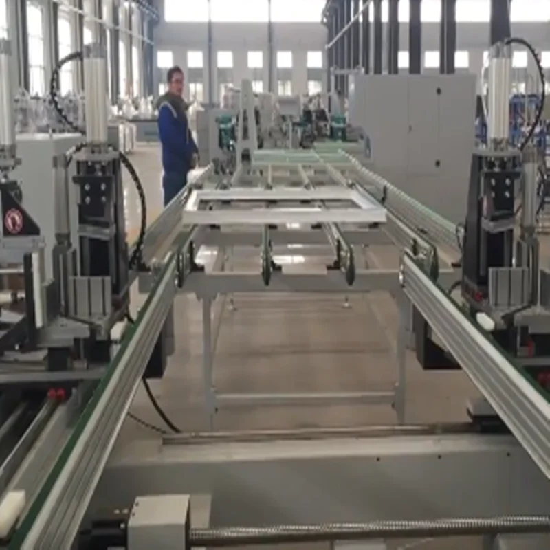 Pvc window of automatic cnc production line equipment for the production of plastic windows