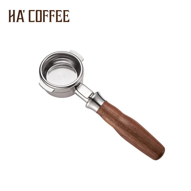Hot La Marzocco Linea Mini Espresso Machine Tool Walnut And Stainless Steel Coffee Portafilter Set