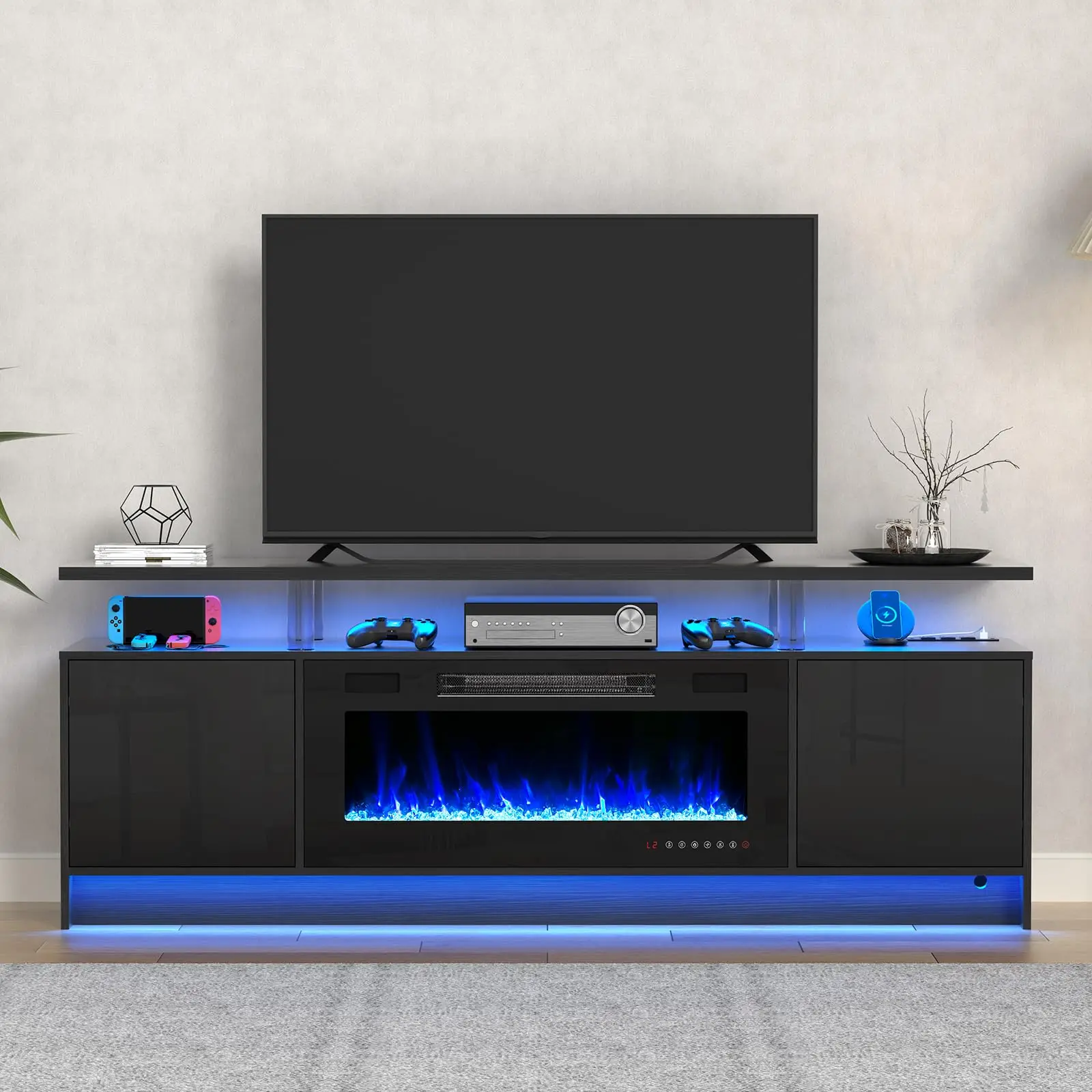 tv stand modern luxury with fireplace meuble de salon electric fireplace tv floor stands designs wood for your living room
