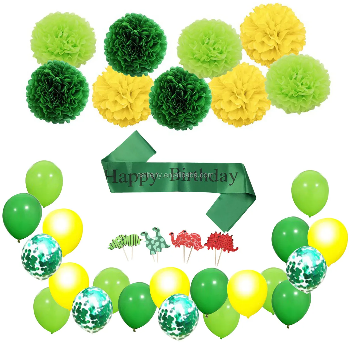 Новый дизайн, товары для вечеринок с динозавром для мальчиков, баннер на день рождения, гирлянда, Сумка с помпоном, для детского дня рождения