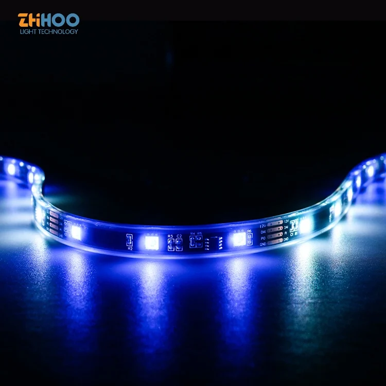 Waterproof 12v ws2815 individually addressable rgb led tape strip 30leds/m dmx outdoor