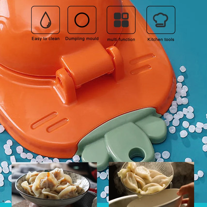 Новое поступление 2023 кухонные гаджеты новогодний инструмент пластиковая машина «сделай сам» ручная 2 в 1 устройство для вареников пресс
