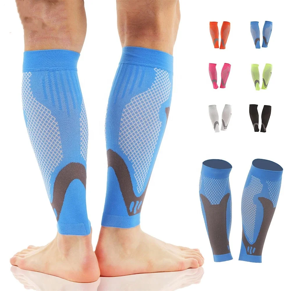 Men Women Compression Basketball Long Leg Sleeves Sports Fitness Knee Sleeves Breathable Anti-UV Running Leg Warmers
