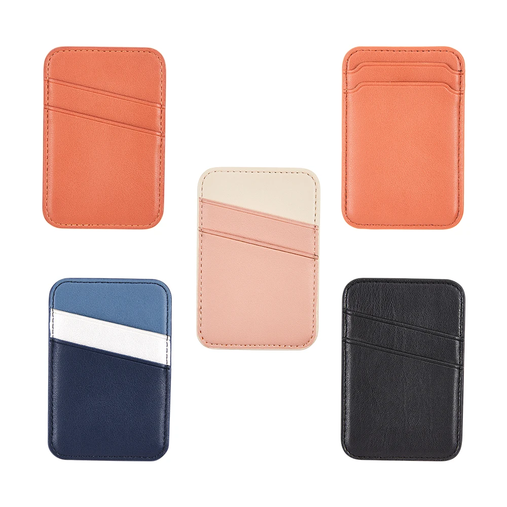 OEM For iphone pu Leather Card casing Made for MagSafe Credit Card Holder Business Wallet Case