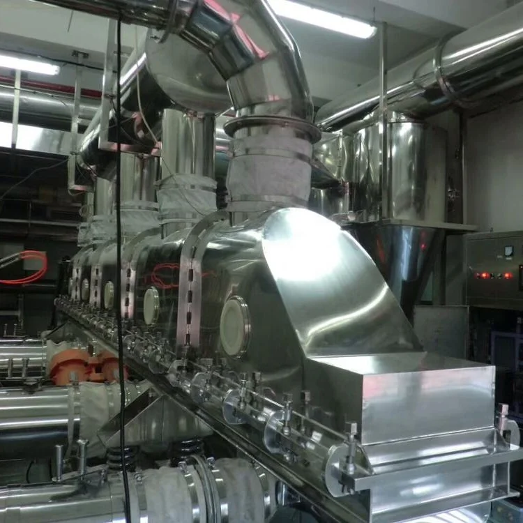 
spice drying machine and the continuous type drying machine of vibrating fluid bed drying machine 