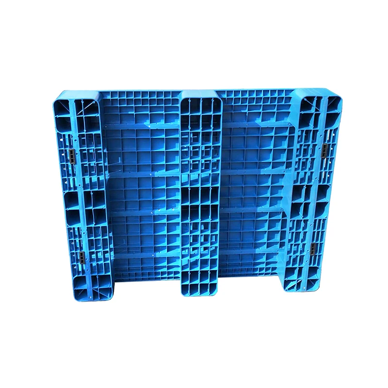 Best Selling Industrial Recycled Euro Flat Top Surface HDPE Transportation Racking Plastic Pallets Manufacturers