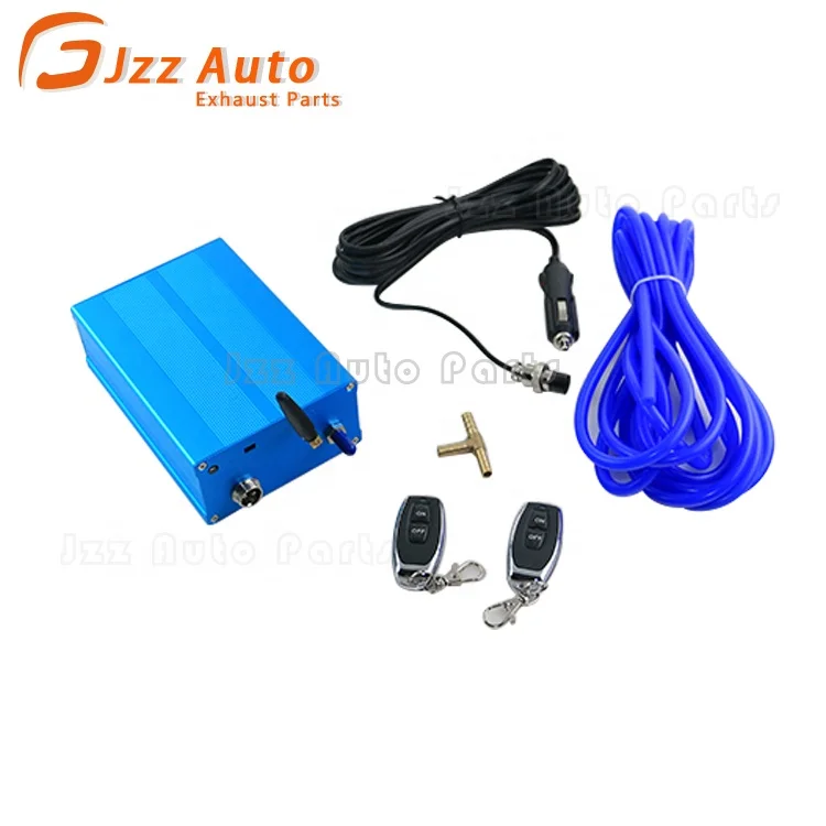 JZZ 3' Inch Stainless Steel Valve Muffler valvetronic exhaust Muffler With Vaccum Exhaust Cutout Remote Control Set