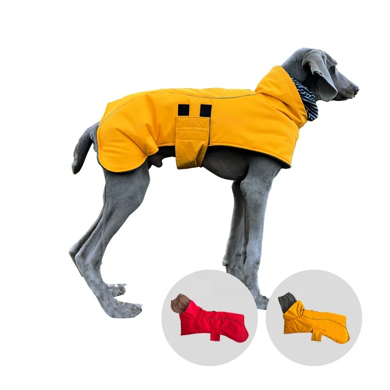 Hot Sales Custom Pet Jacket Classic Pure Color Large Dog Coat Winter Pet Clothes