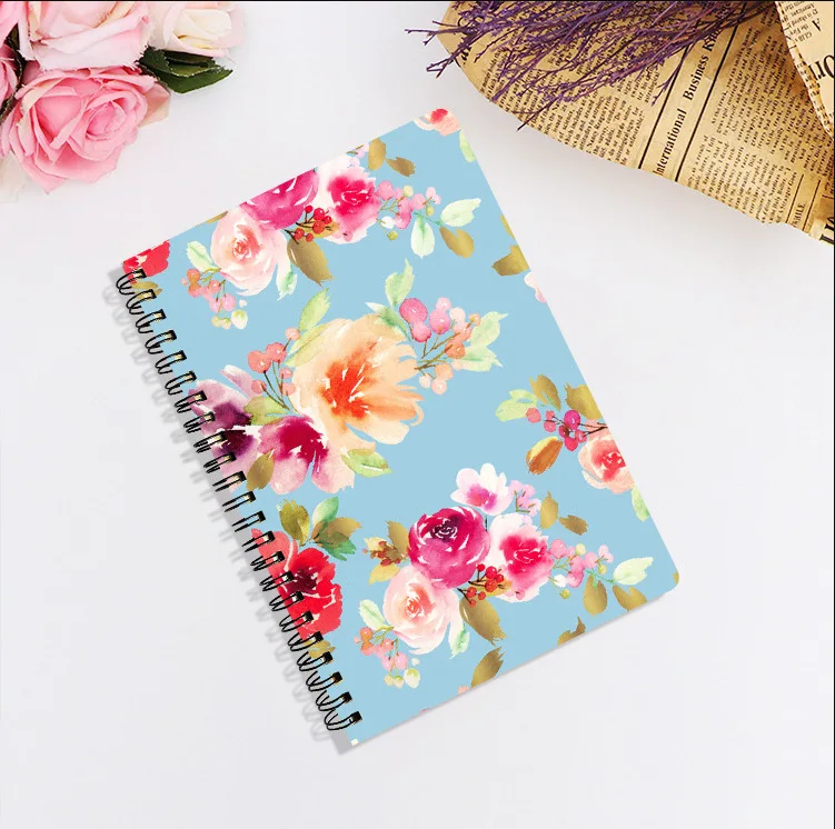 Customised Spiral A5 Promotional 5 Subject Diary Weekly Planner A4 Notebook With Logo