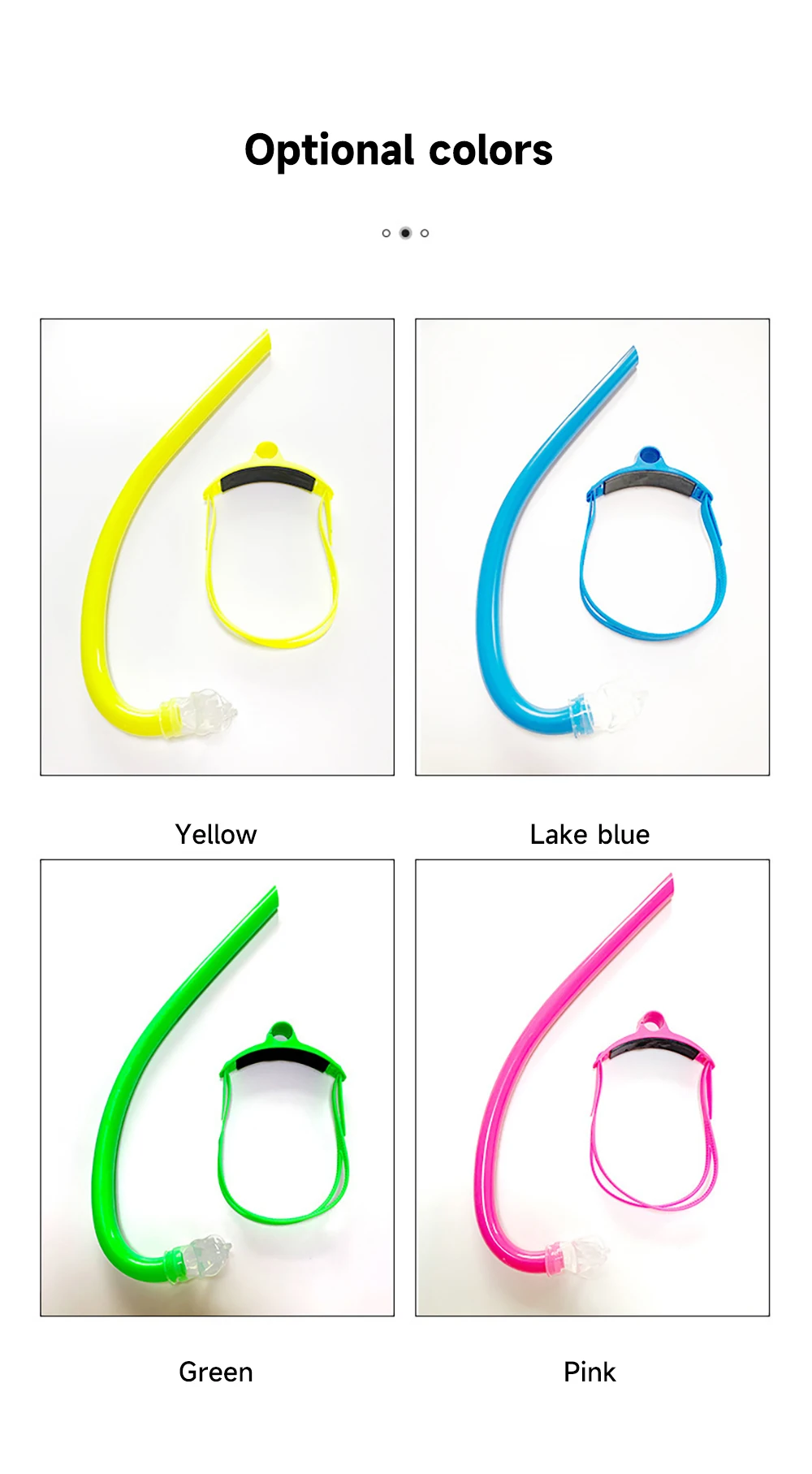 Scuba Diving Snorkel Swimming Training Breathing Tube Free Diving Snorkel Children Underwater Scuba Snorkeling Equipment