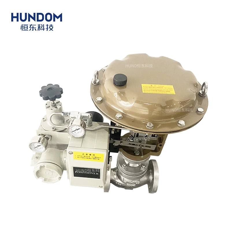 Stainless steel industry pneumatic pressure regulator single Single seated air pneumatic control valve