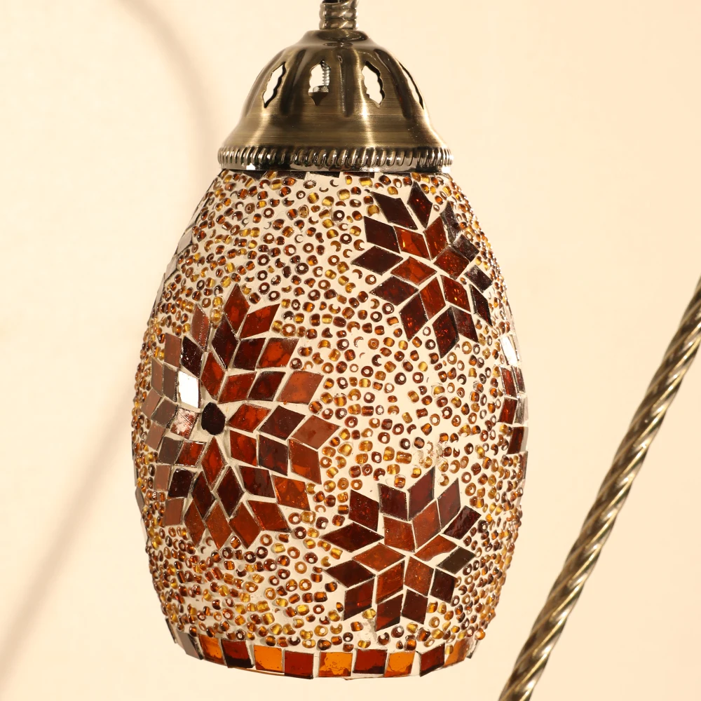 Evershining Турецкая мозаичная настольная лампа ручной работы с лебедем, марокканский стиль, светильник для украшения дома YMA405F