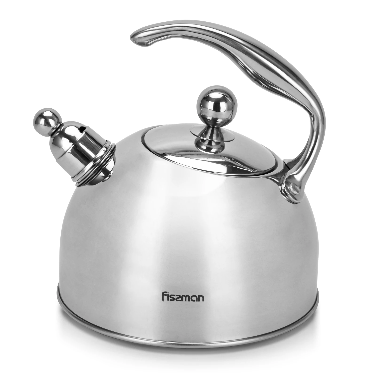 FISSMAN Fiona Whistling Kettle 2.75 Ltr Stainless Steel Tea Pot