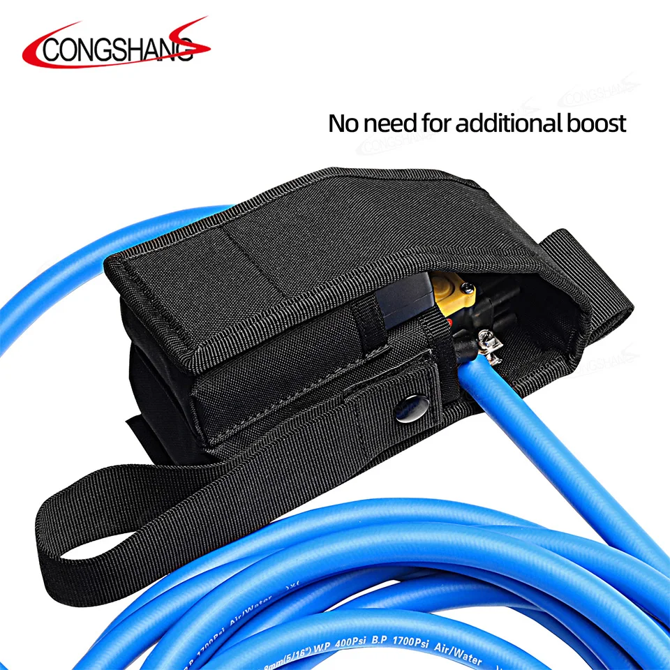 CONGSHANG Professional Hybrid Polymer Water Hose with Airless 70 psi Pressure Water Pump