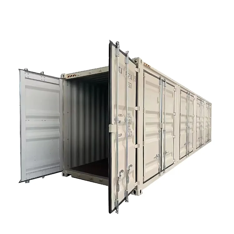40HQ 2 Side door opening Dry Cargo warehouse 40 feet tall cube container Shipping logistics transfer container
