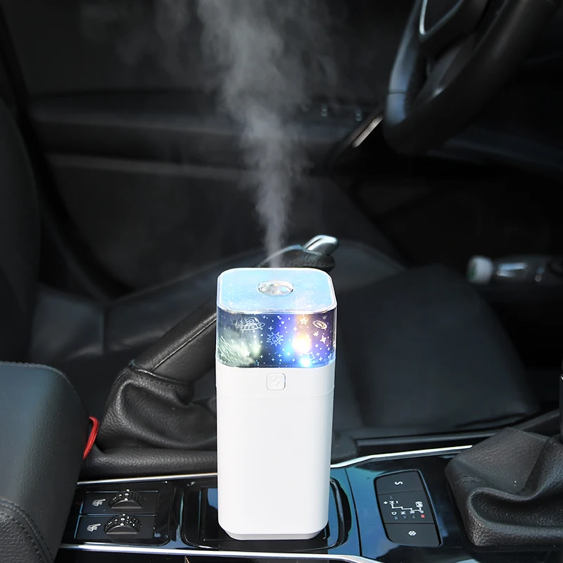 Personal Space Star Projector Night Light Home Projection Humidifier With Colors Led