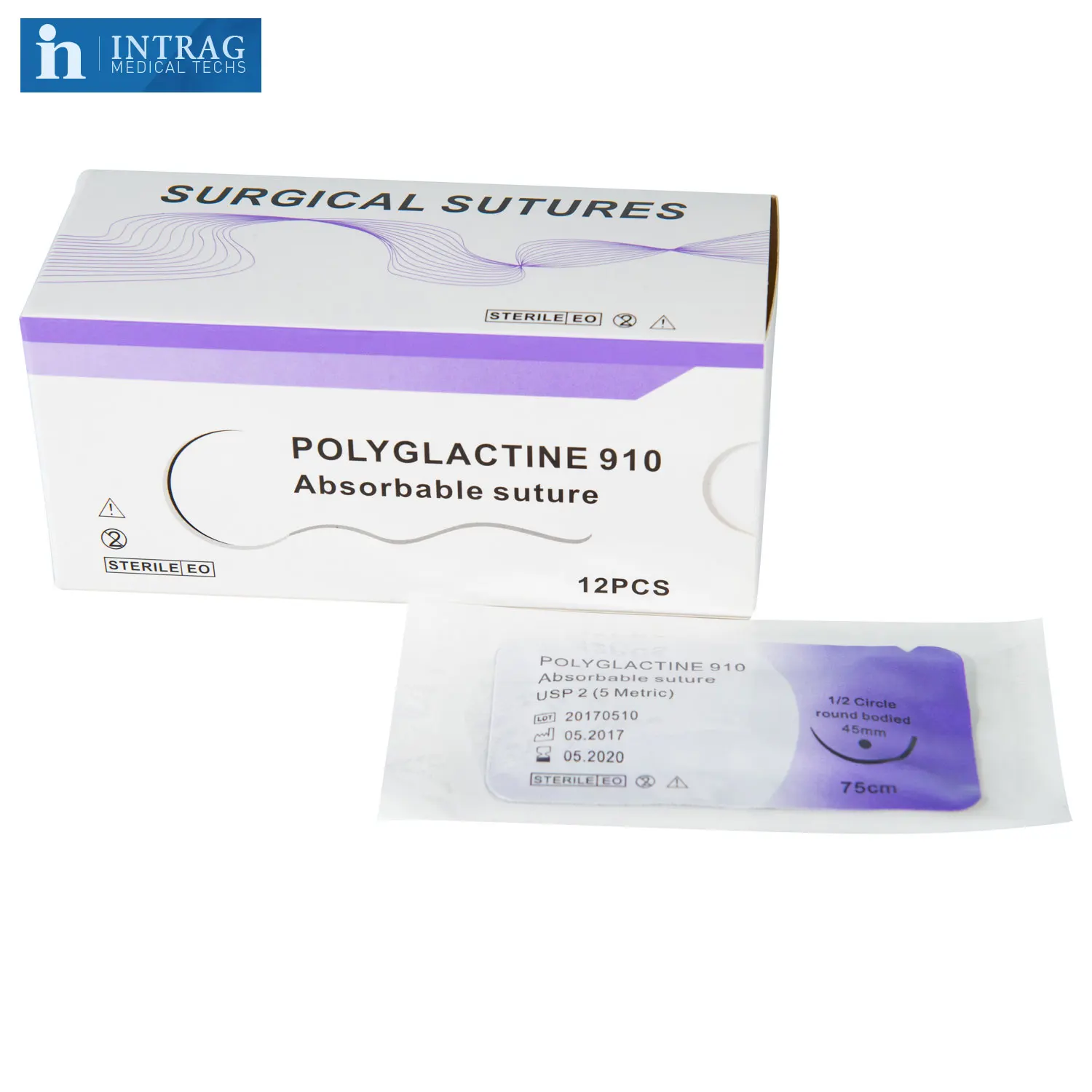 
Absorbable Suture Polyglactine Braided 