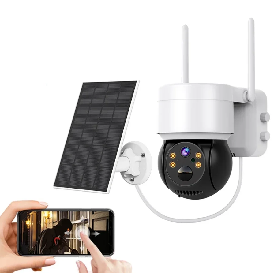 ICSEE умная аккумуляторная батарея Wifi 360 безопасность 2MP Ptz Солнечная беспроводная камера