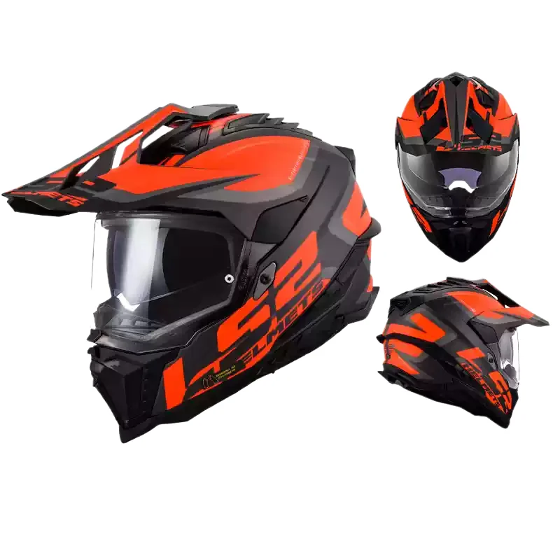 LS2 MX701 Fullface Bicycle Adults Advanced Protection Wholesale Ski Customize For Outdoor Activities Carbon Fiber Helmet