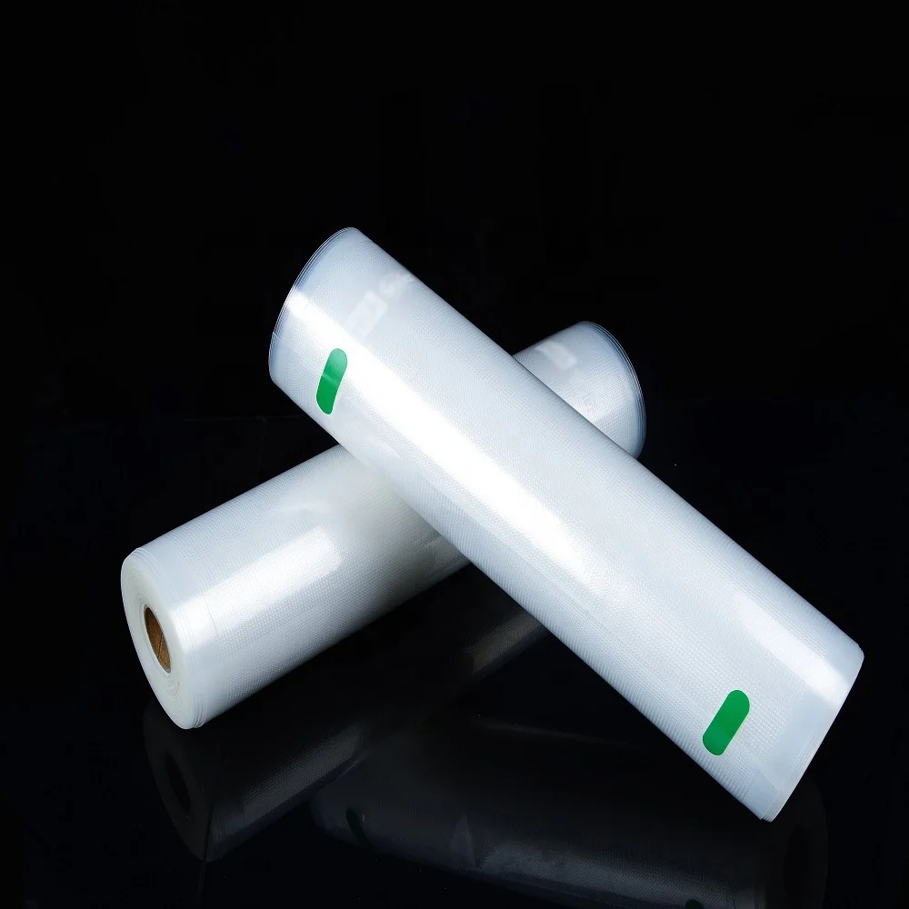 Transparent PA PE Plastic Storage Bags Vacuum Sealer Food Saver Roll 30m Embossed Vacuum Sealer Bags Packaging