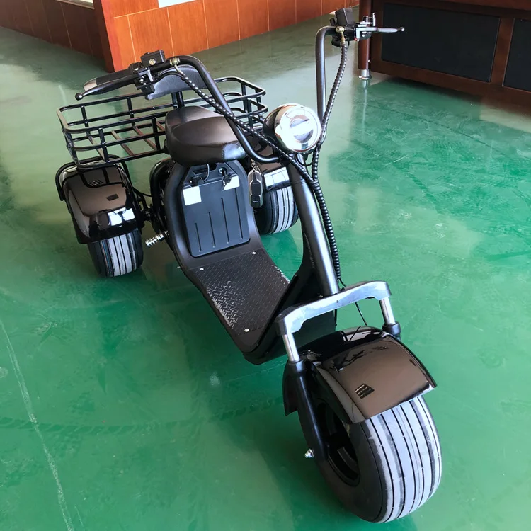 ONAN High Speed Delivery 3 Tires E Motorcycle 1500W 60V Tricycle Three Wheels Electric Scooter