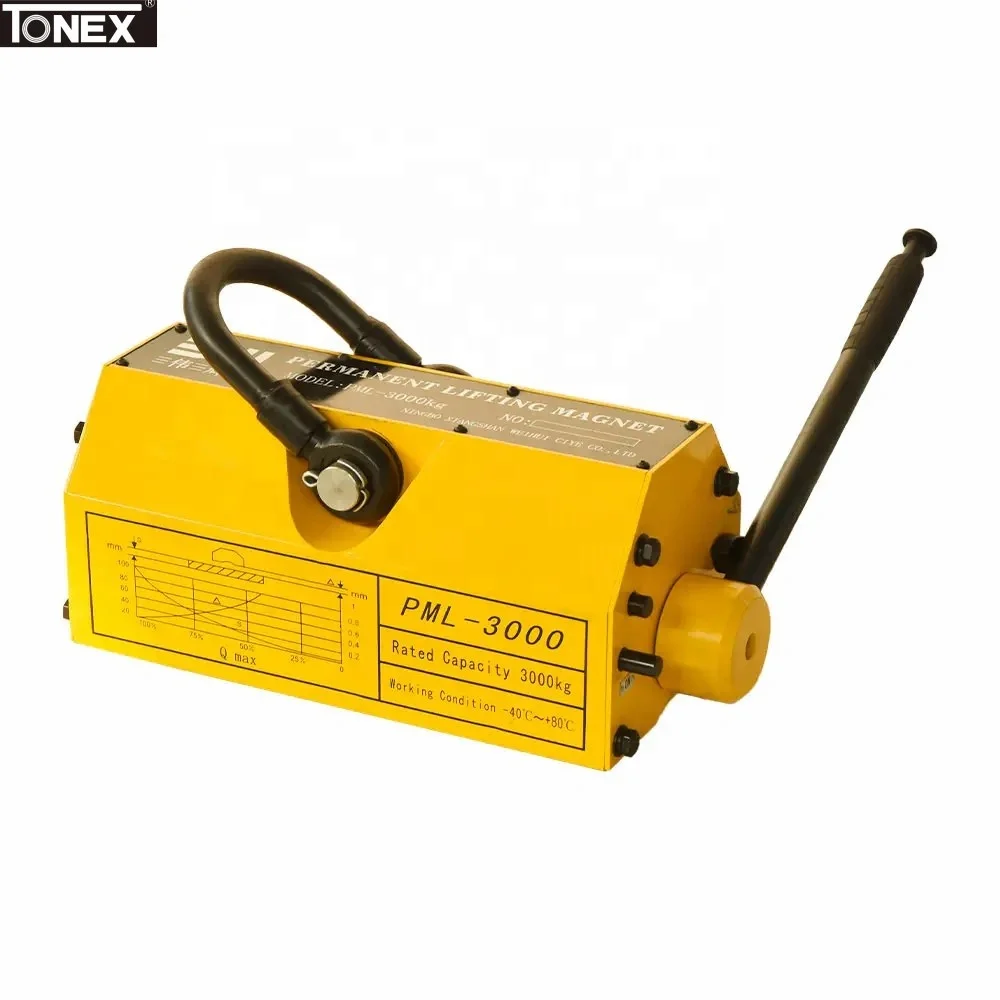 3500-21000 N 100kg-6000kg Permanent Lifting Magnet Magnet Magnetic Lifting Device