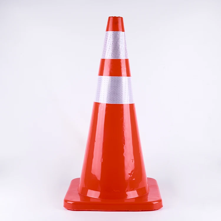 
Hot Sale Flexible Reflective Soft Pvc Orange Safety Traffic Road Cone 