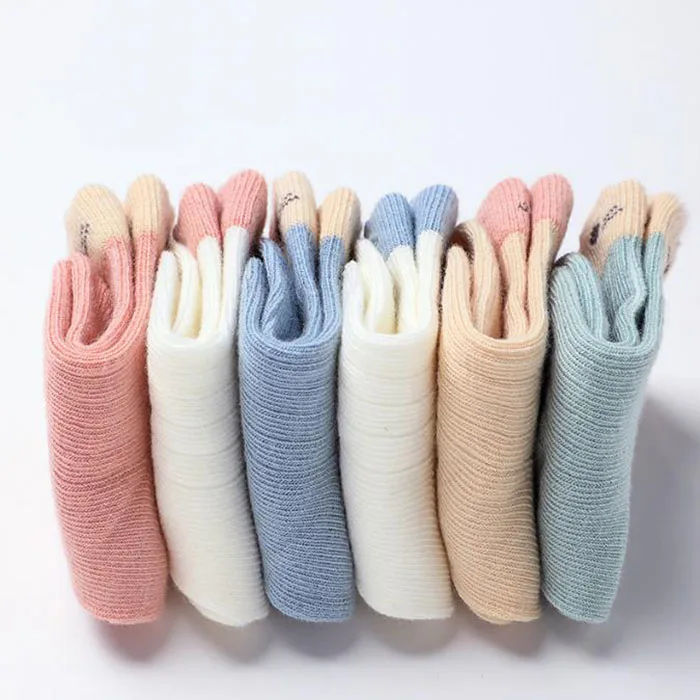 New Design Children Socks Cartoon Cute Baby Socks Combed Cotton Newborn Socks
