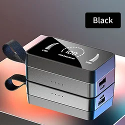 Лучшие светодиодные беспроводные наушники зеркальные TWS 8D HIFI стерео водонепроницаемые гарнитура с зарядным боксом