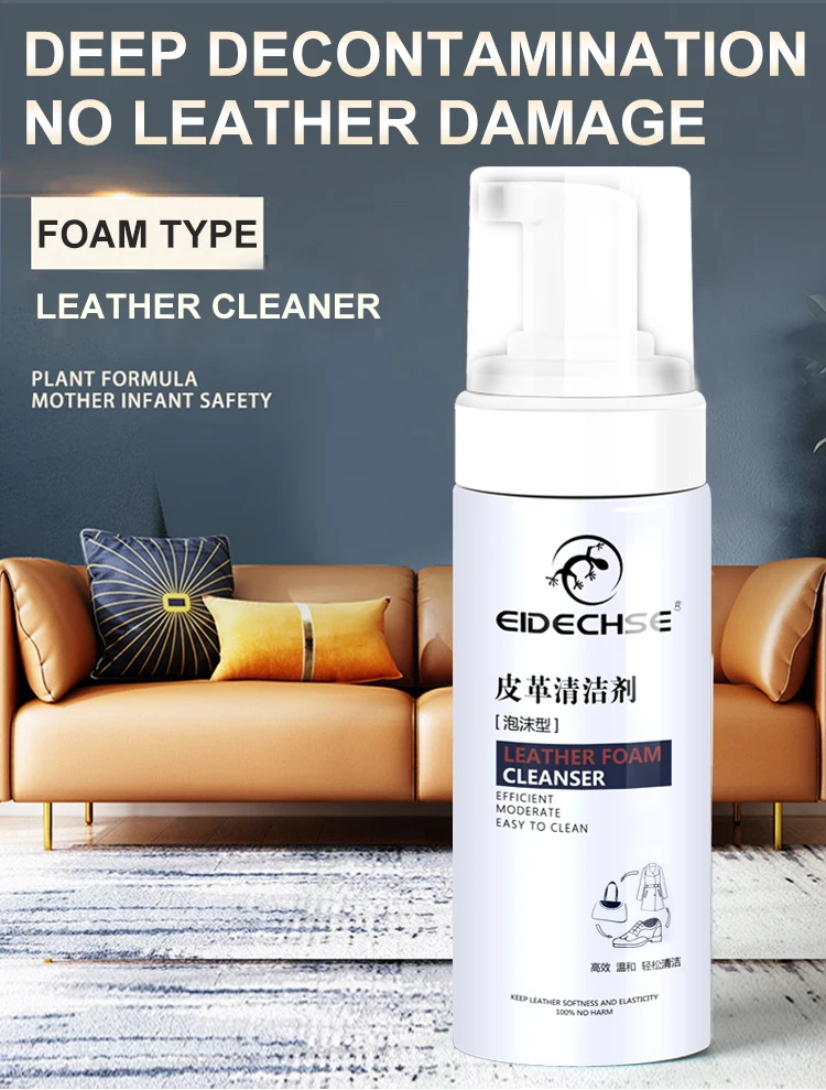 Factory Wholesale Sofa Car Seat Decontamination Foam Cleaning Leather Shoe Care Kit