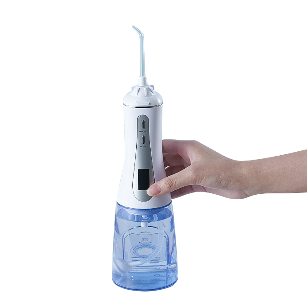 350 ML Dentist Recommended Oral Care Irrigator Water Flosser with 1800 mAh Dental Cleaning Device