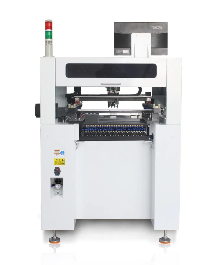 4 Placement Heads High Precision SMD Pick and Place Machine With Computer QM41