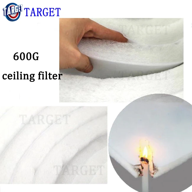 Ceiling filters Car spray booth filters  for Spray Booth/Roof Filter/Paint Booth Filter Media