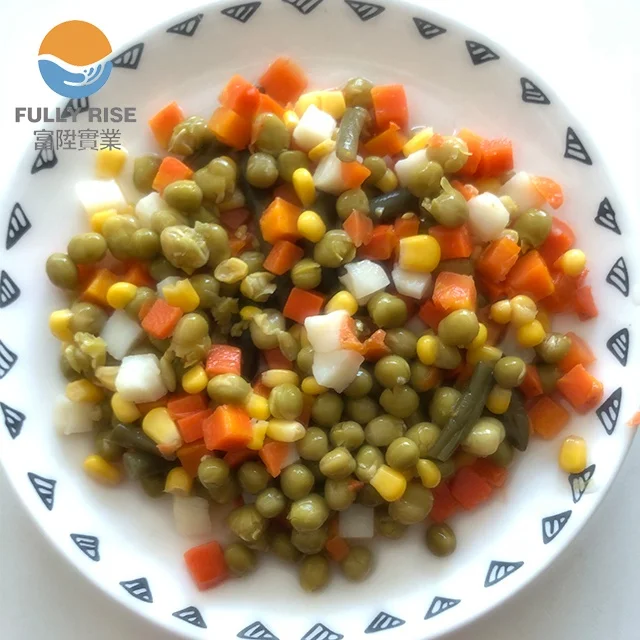 Good taste canned mixed vegetable in can china wholesale