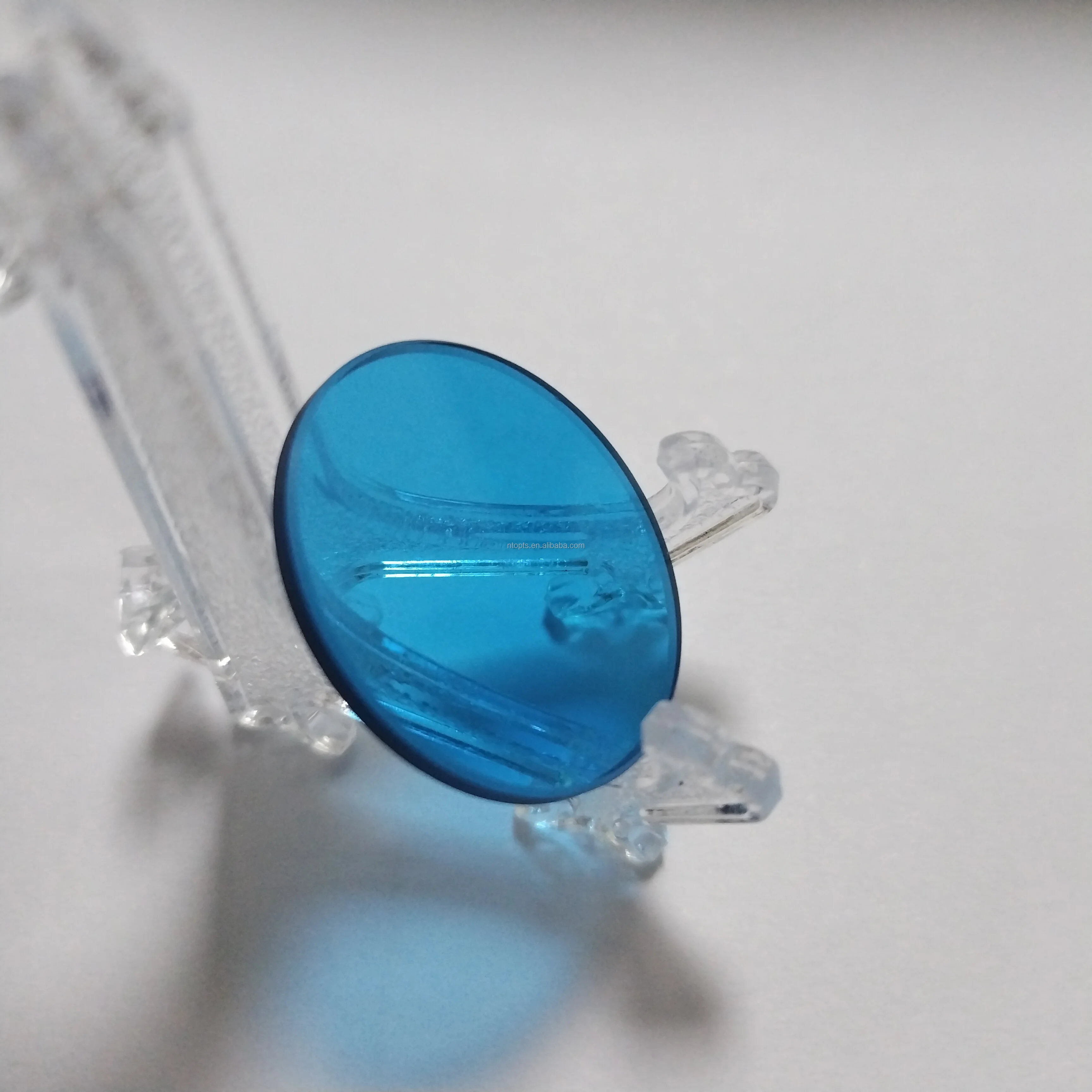 China High Performance Colored Blue Optical Glass QB12  Optical Filters