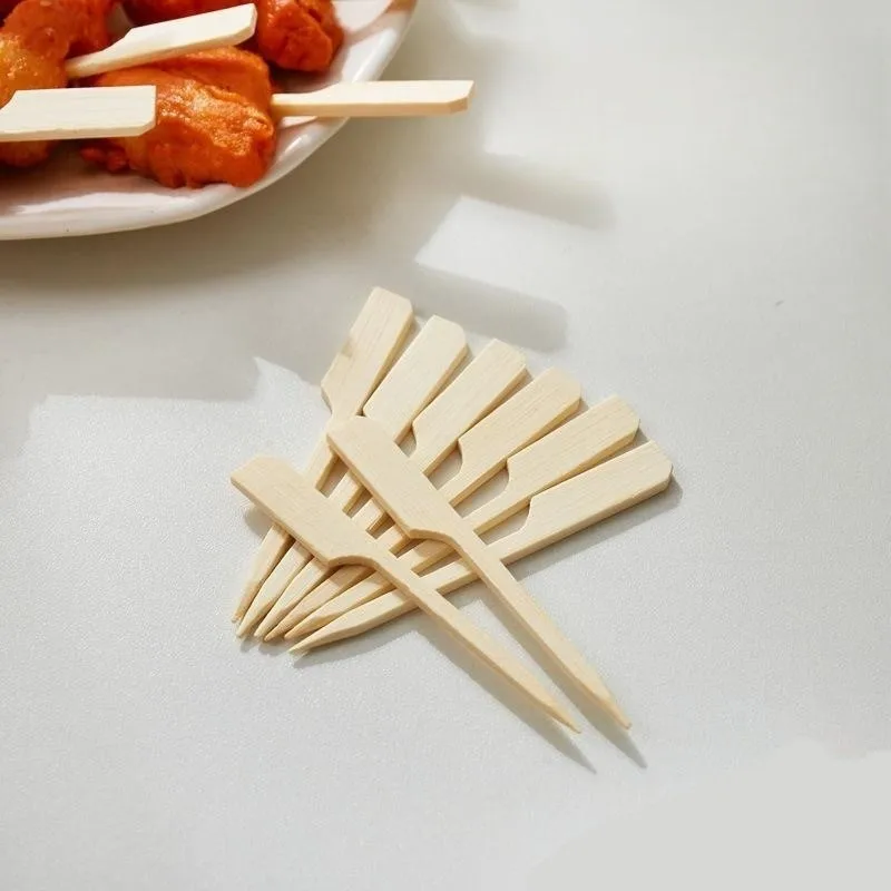 Wholesale BBQ Short Skewer Long Hot Dog Bamboo Sticks Disposable BBQ Bamboo Skewer Kebab Sticks