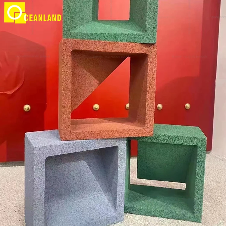 Классическая художественная настенная плитка из вспененной глины декоративный полый