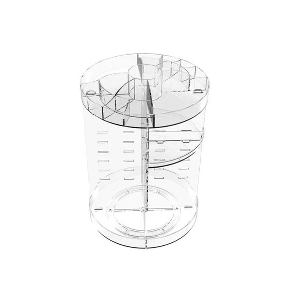 Cosmetic Storage Box 360 Rotating Makeup Organizer Lipstick Makeup Brush Holder