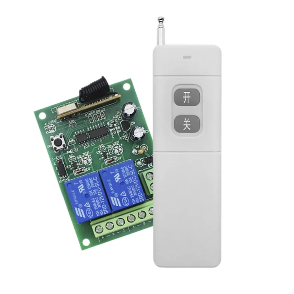 wireless remote control 433mhz dc 12v 1 channel relay remote switch